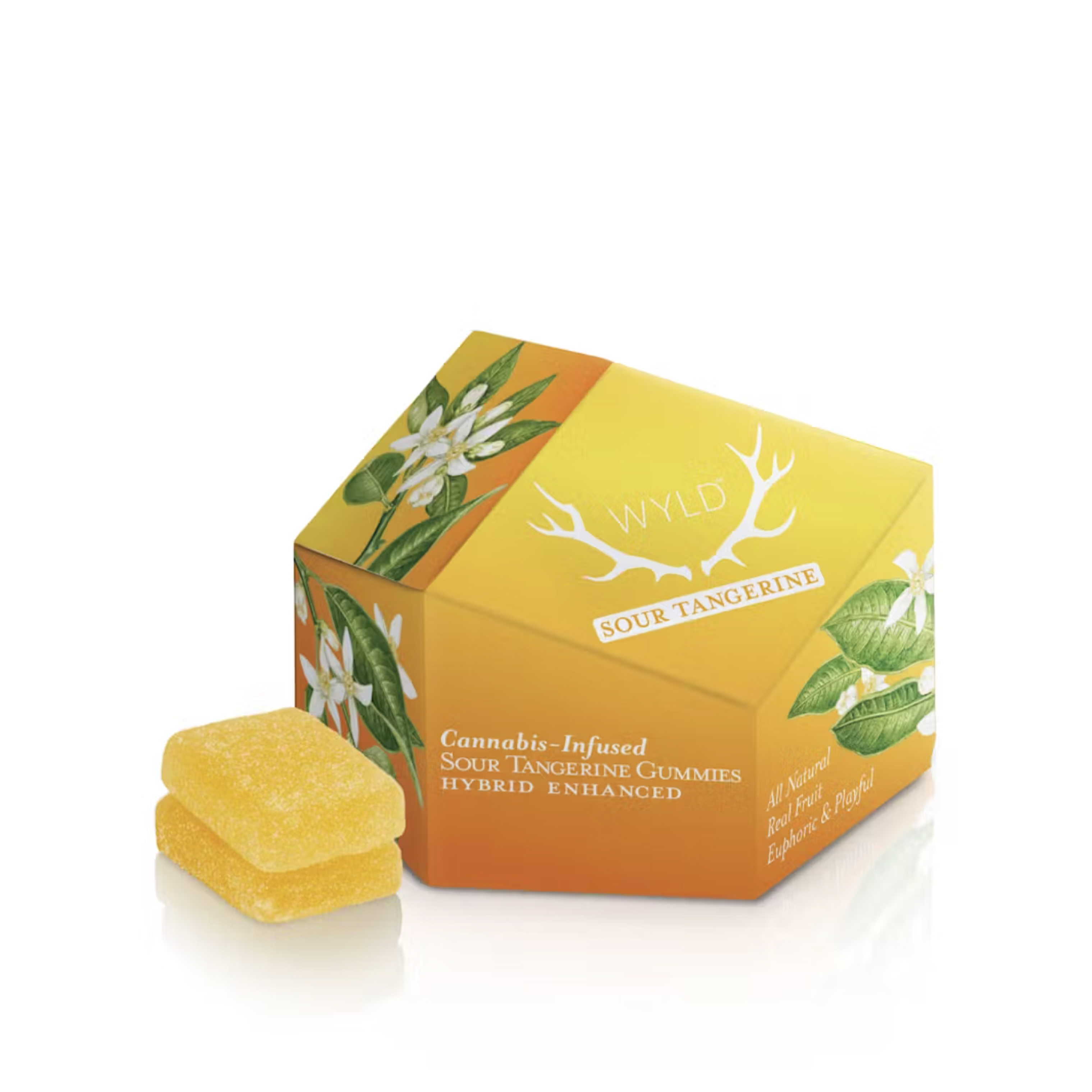 Photograph of product: Sour Tangerine Hybrid Gummy - 100mg