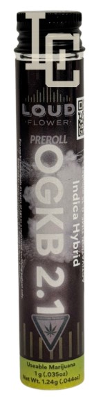 Photograph of product: MI Loud Flower OGKB 2.1 Pre-Roll 1.0g