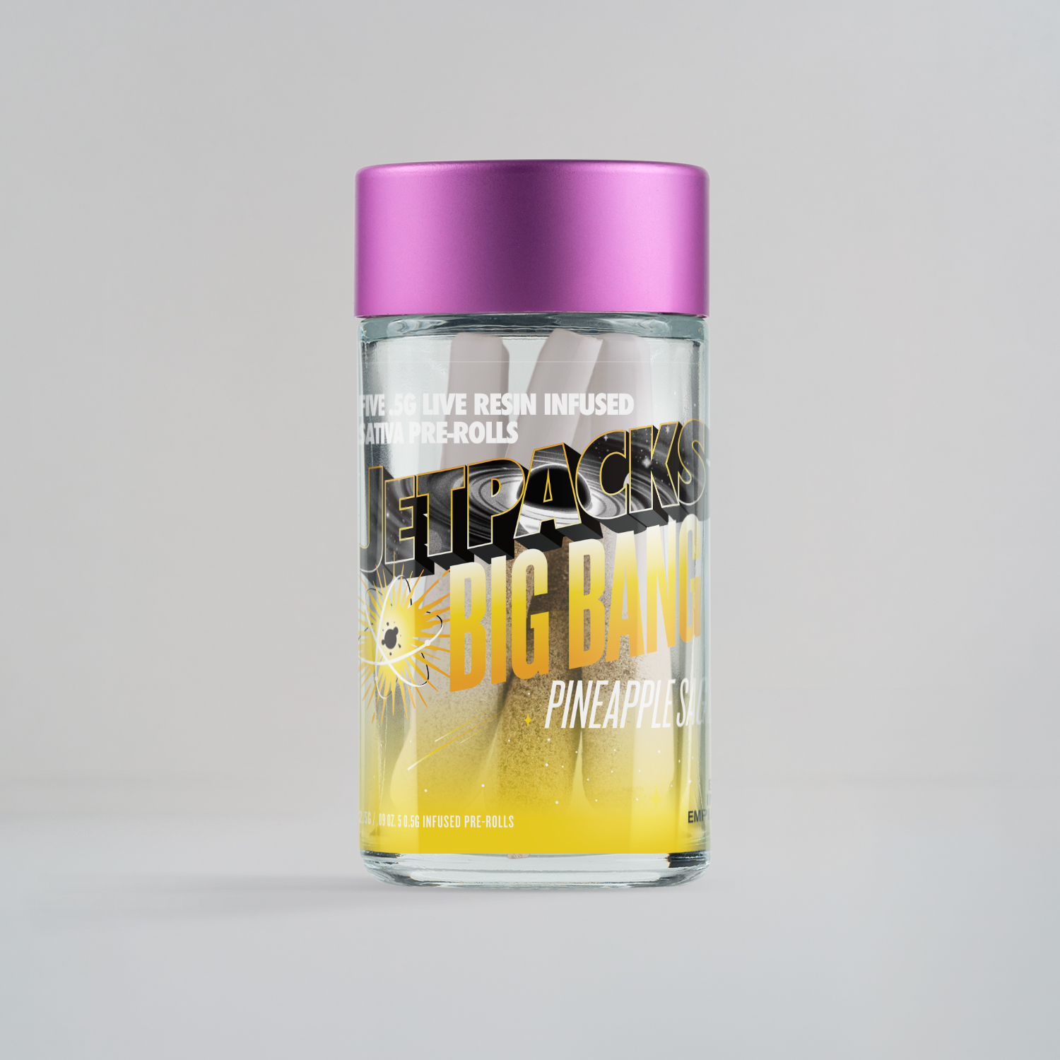 Photograph of Product: Pineapple Sage | Big Bang Infused Preroll | 5pk