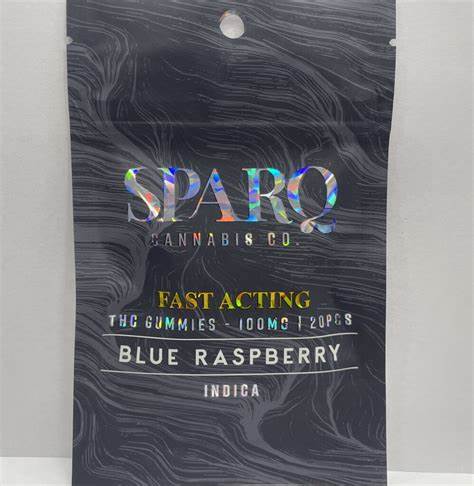 Photograph of product: Fast Acting Gummies | Blue Raspberry | 100mg