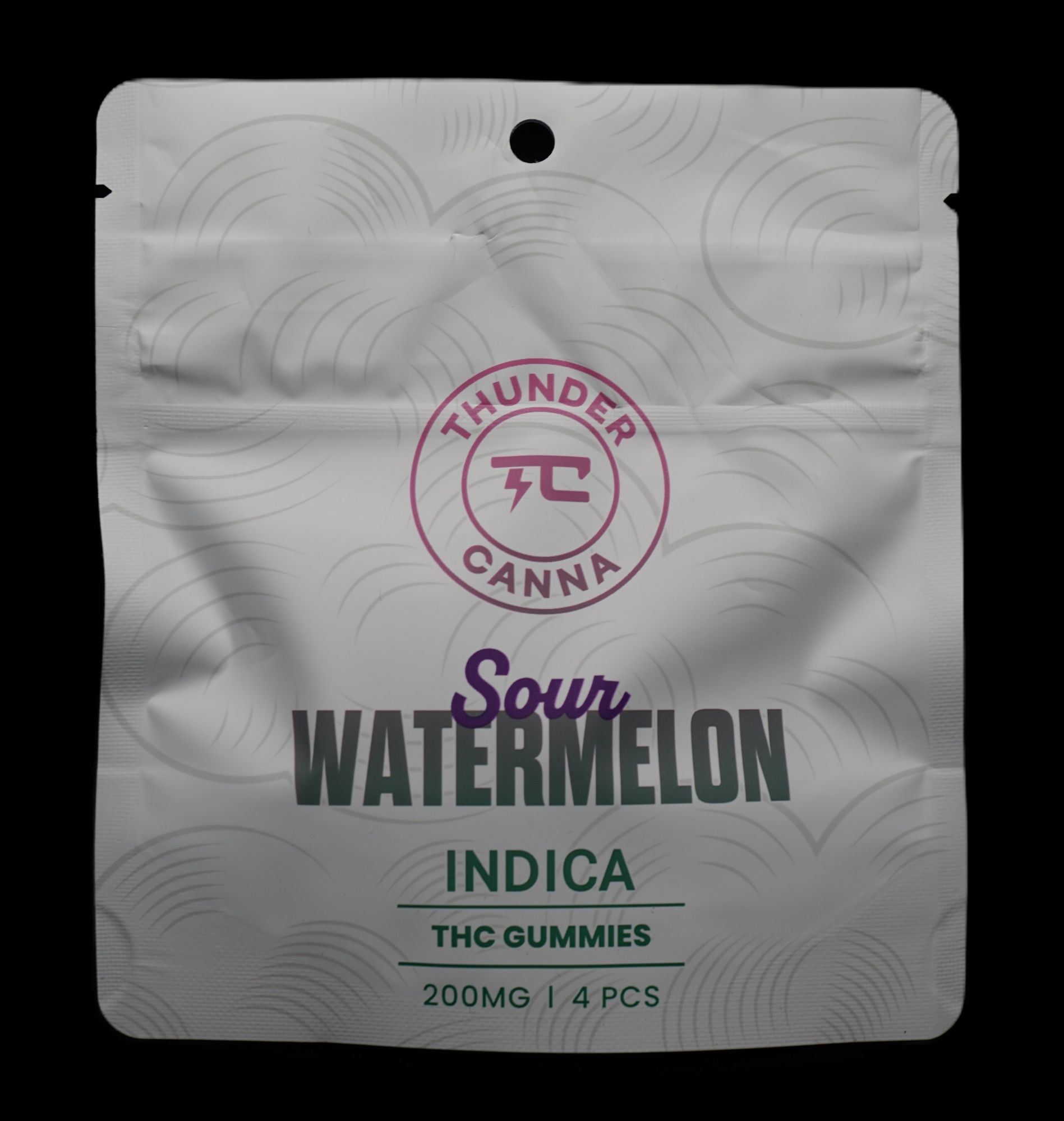 Photograph of product: Sour Watermelon Gummies 4CT 200MG