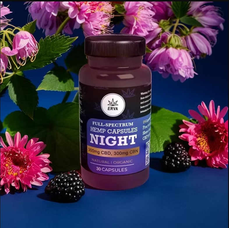 Photograph of product: Night Capsules CBD/CBN 300mg/300mg