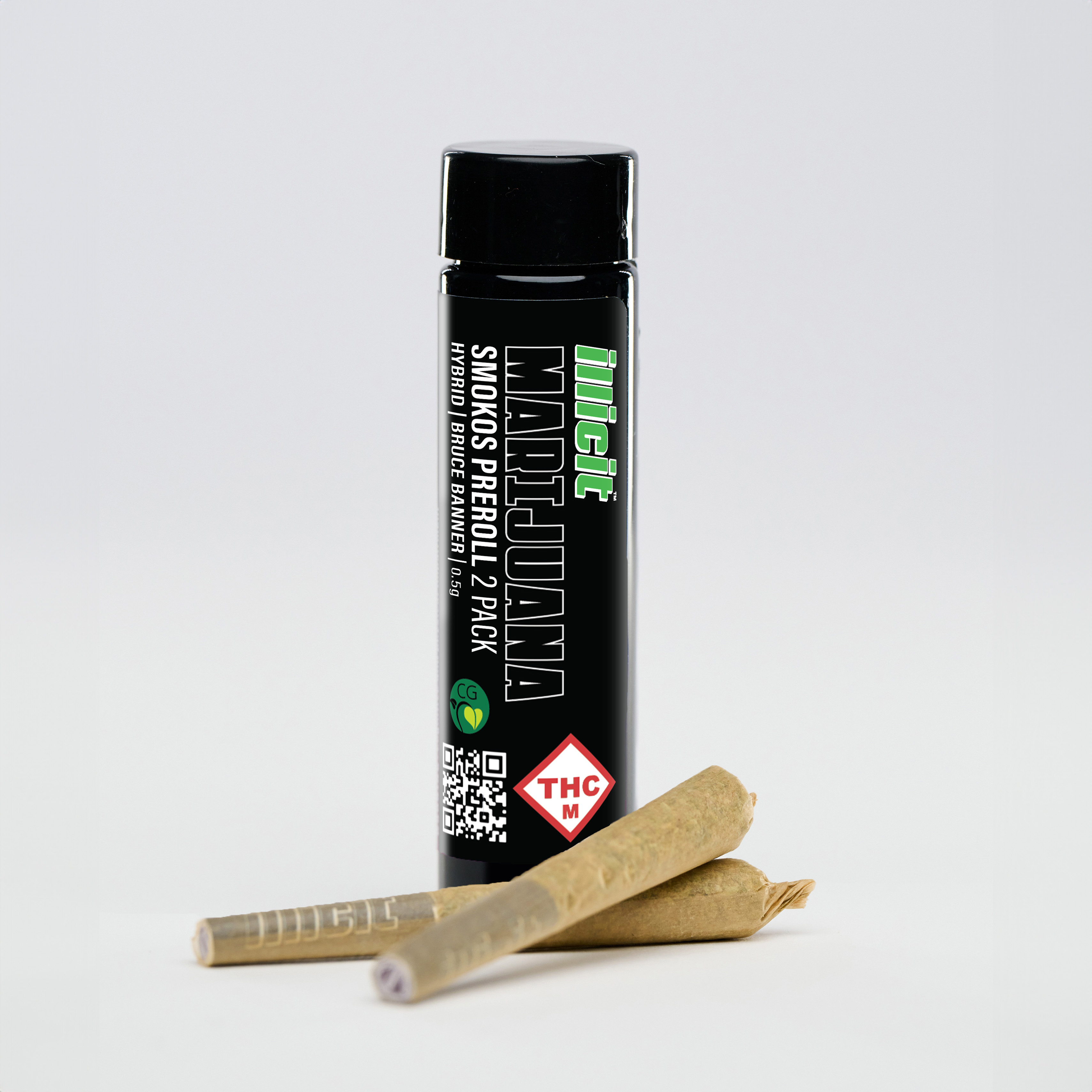Photograph of product: Smokos 2pk Bruce Banner (.5g)