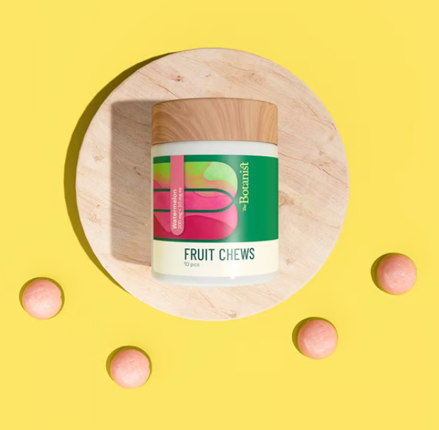 Photograph of product: WATERMELON FRUIT CHEWS | 4PK | 100MG