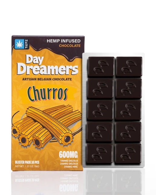 Photograph of product: Day Dreamers Hemp Infused Chocolates - Churros