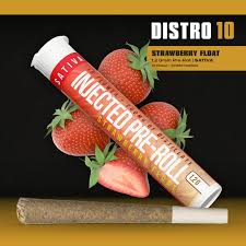 Photograph of product: Distro 10 - Strawberry Float - Infused Preroll