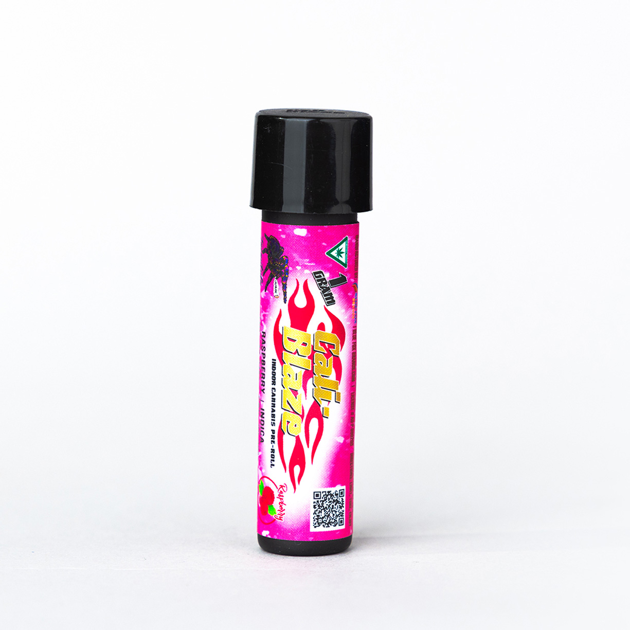 Photograph of product: Cali Blaze 1g Infused Preroll Raspberry