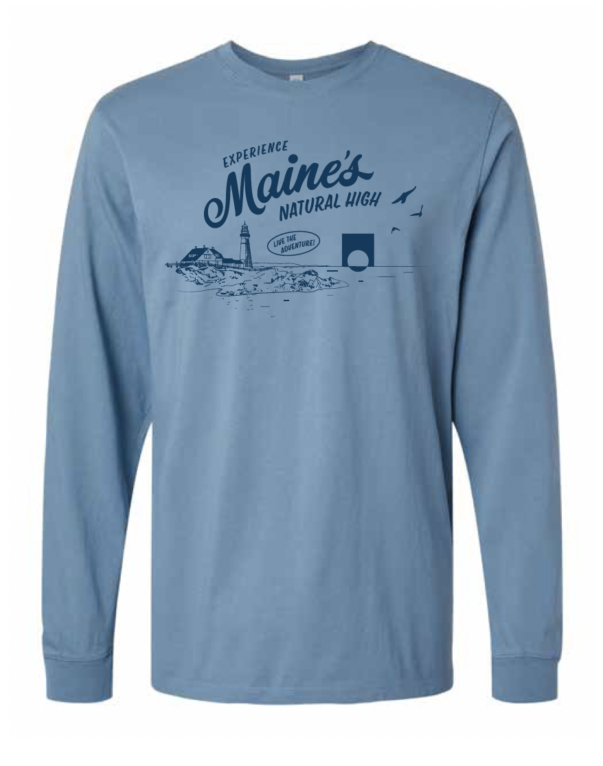 Photograph of product: Maine's Natural High - Slate Blue - Long Sleeve - S