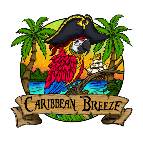 Photograph of product: LRP Cultivar Sticker - Caribbean Breeze (TAX INCLUDED)