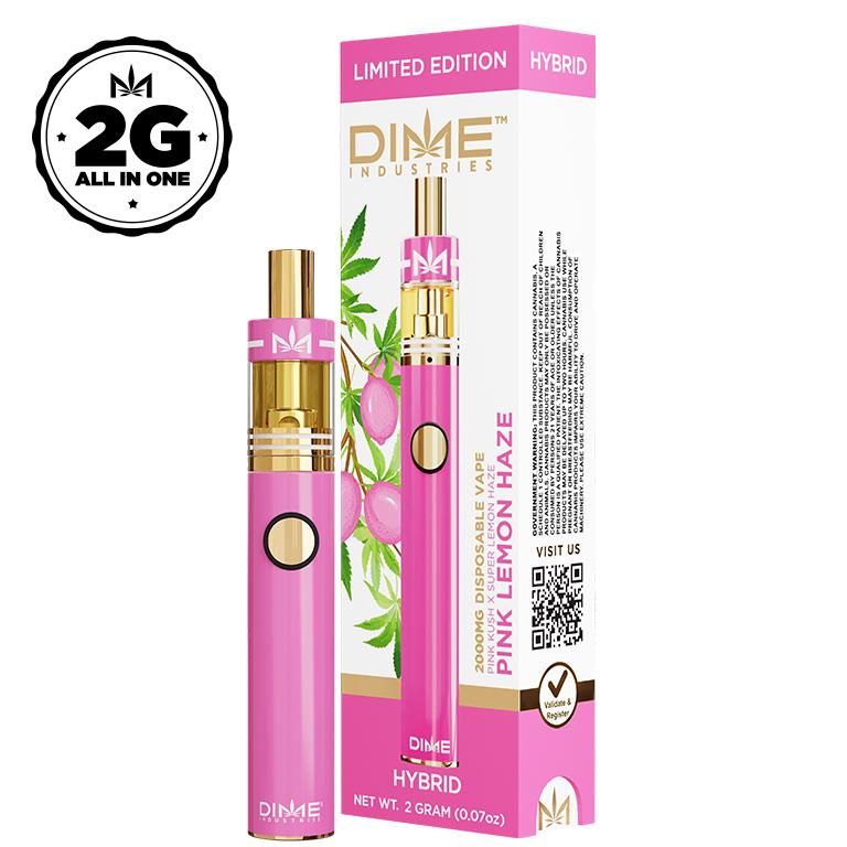 Photograph of product: DIME | Disposable Vape | Pink Ros | 2g