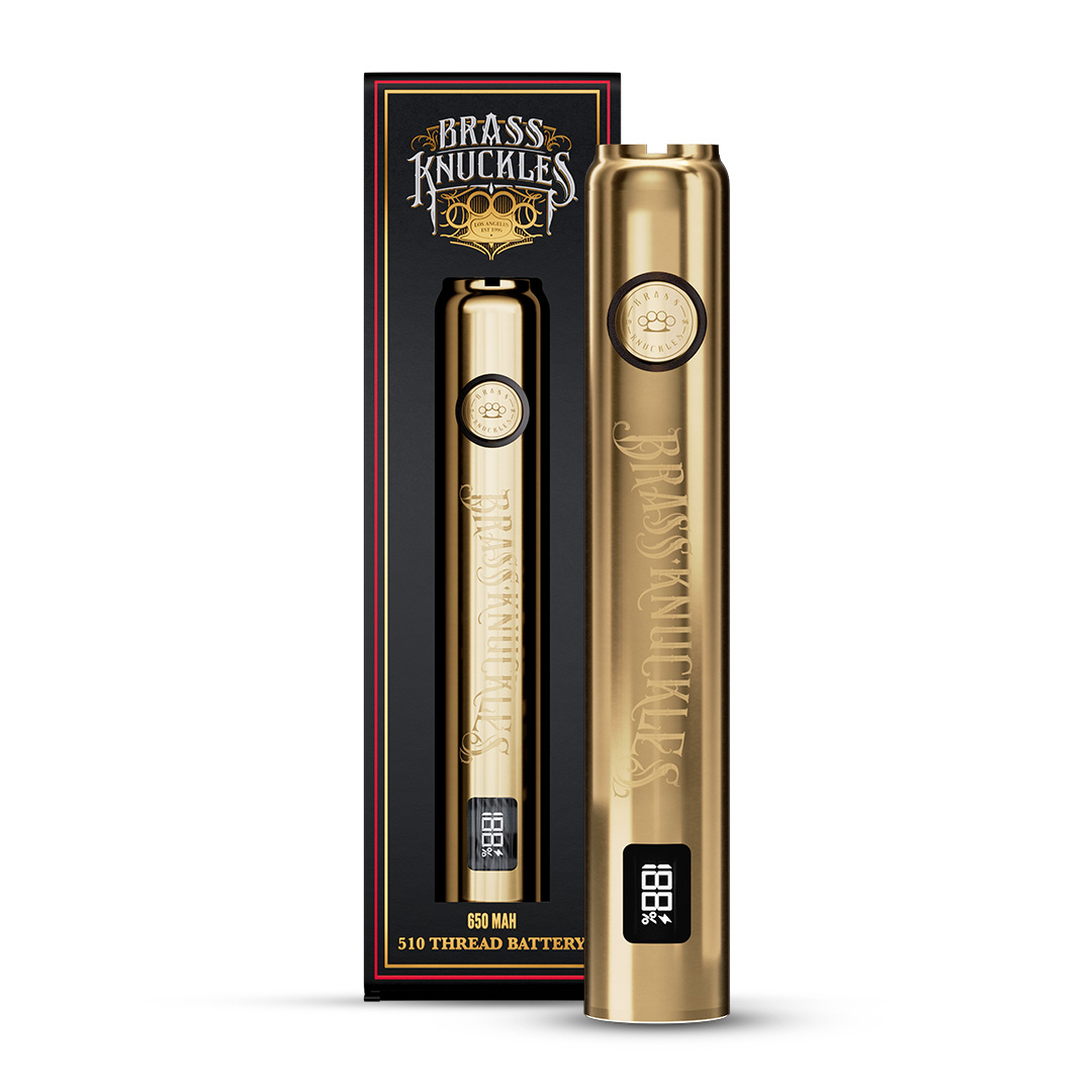 Photograph of product: Brass Knuckles 510 Thread Brass Battery