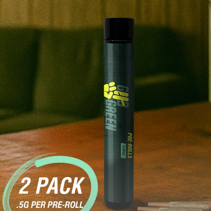 Photograph of product: Pre-Roll Pack | Good Green | Hybrid [2pk]