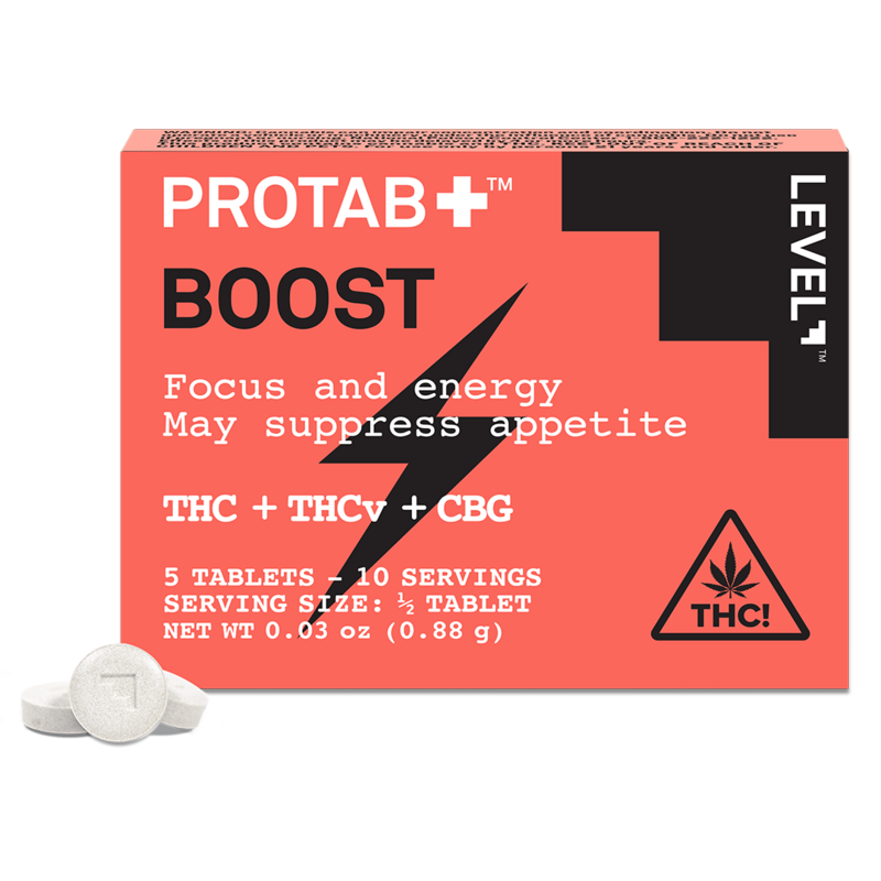 Photograph of product: LEVEL Protab+ Boost 5pk 20mg Tablets
