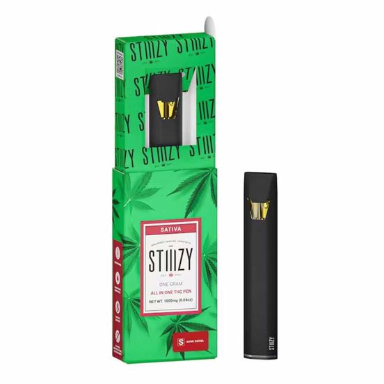 Photograph of product: Stiiizy AIO Vape Sour Diesel 1g - 