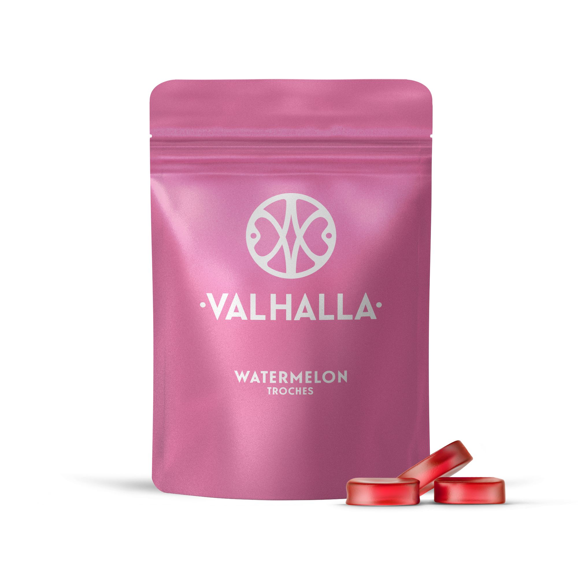 Photograph of product: Watermelon | 50mg Soft Troches | 10pk