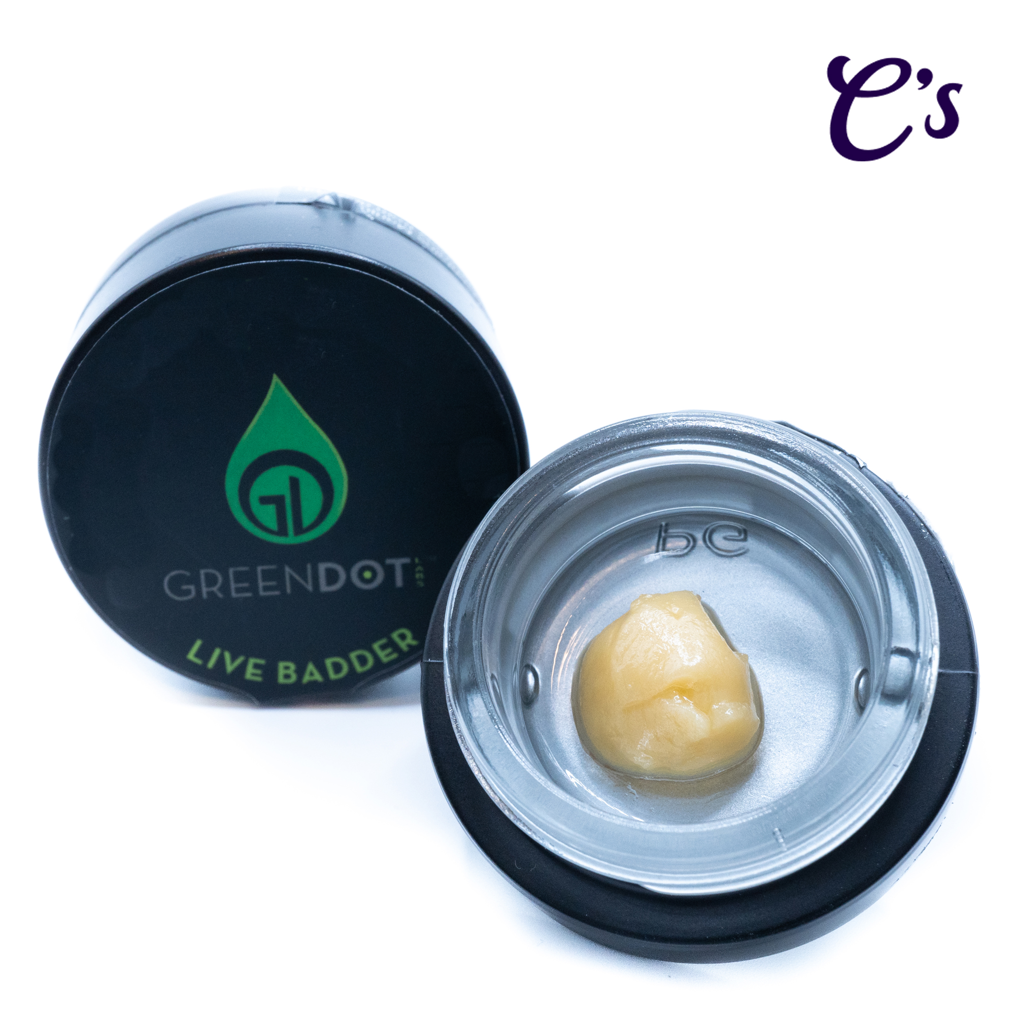 Photograph of product: Green Dot | Black Label Live Badder | 5150 Triangle Kush x Irene Kush 1G