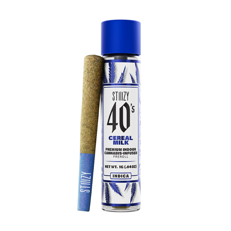 Photograph of product: 1g Cereal Milk (Hybrid) Stiiizy 40's Infused Pre-roll THC:36% $20