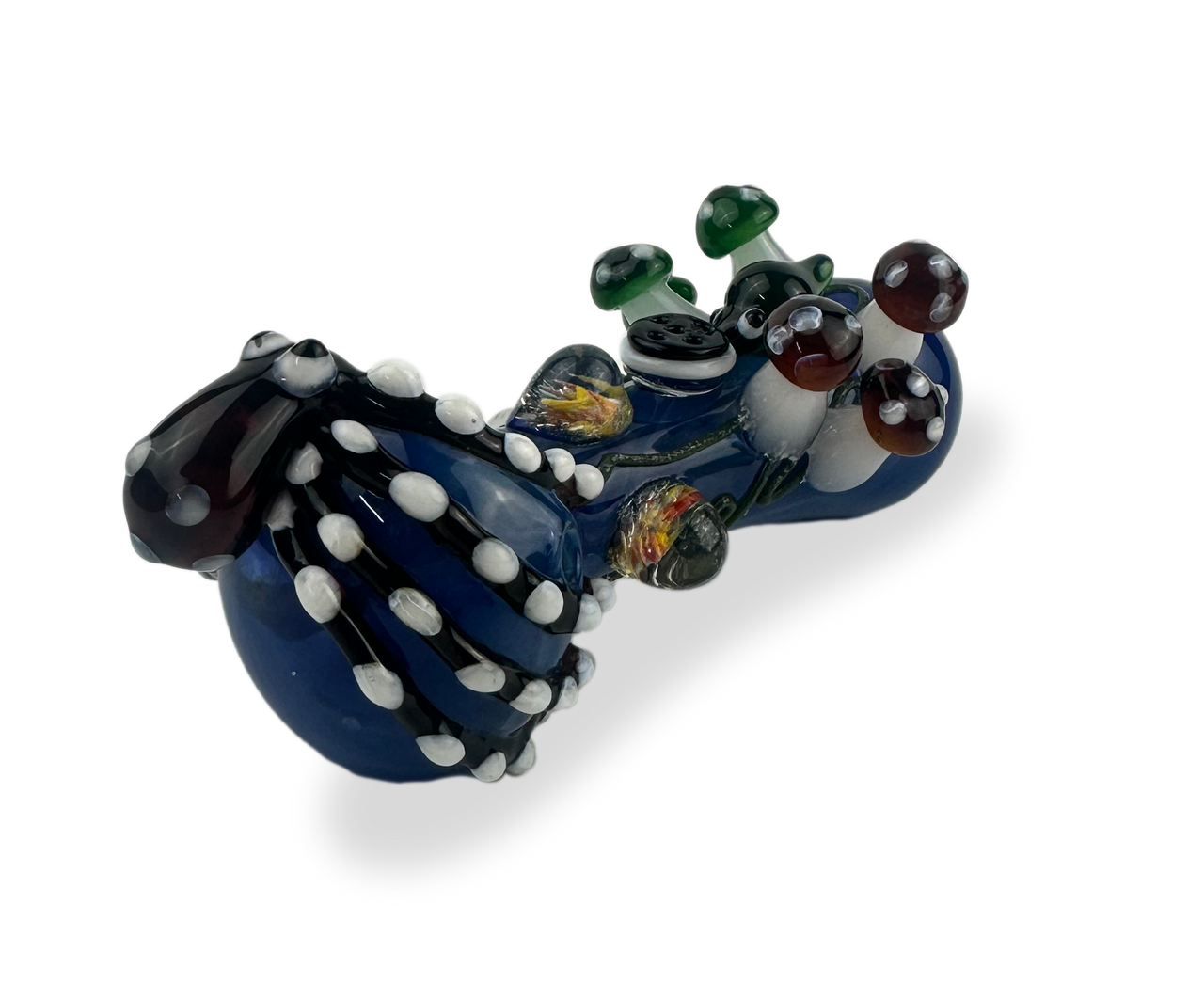 Photograph of product: 5" Forest Fantasy Pipe with Mystical Creatures & Magical Mushrooms | Assorted Colors