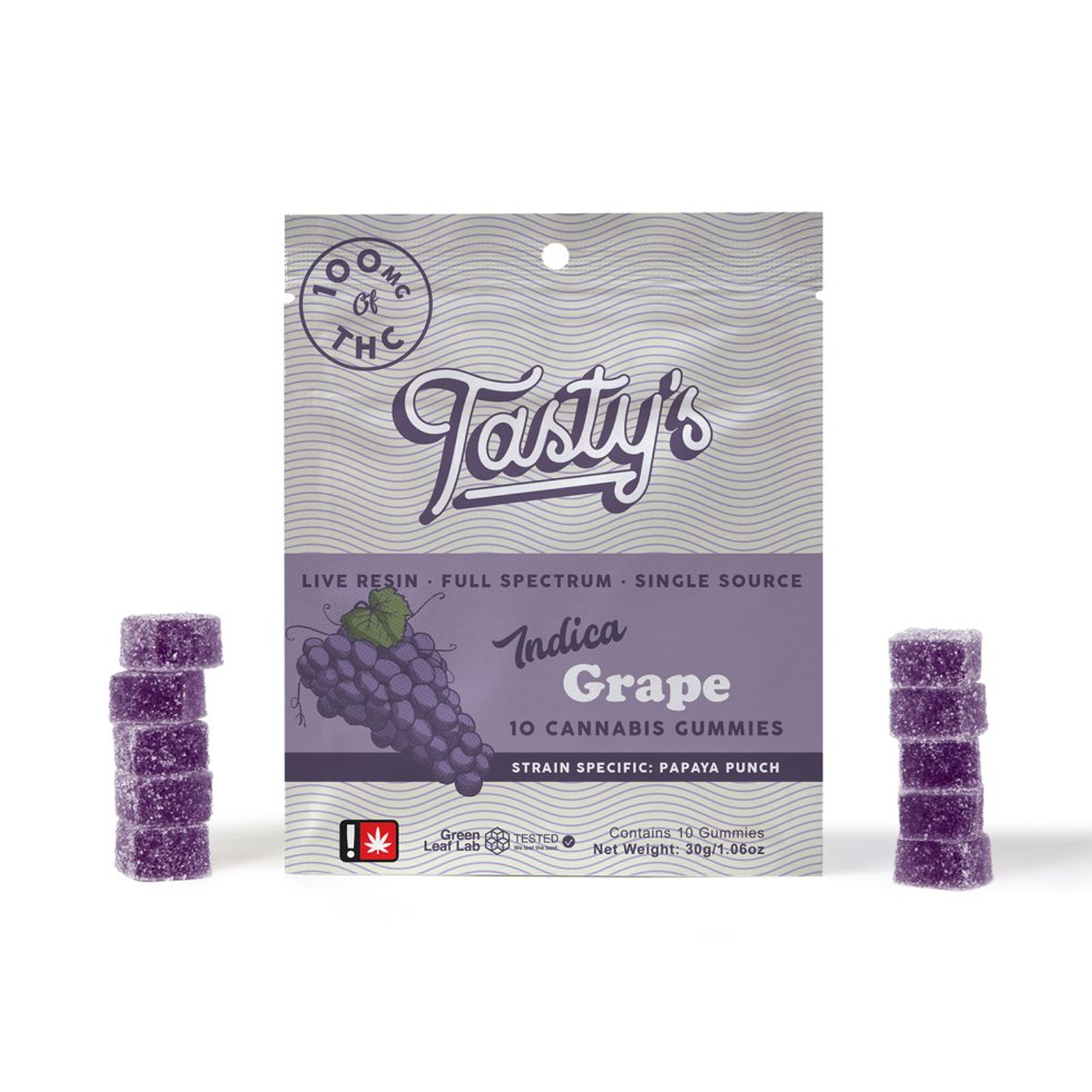 Photograph of product: Grape Gummies | 100mg