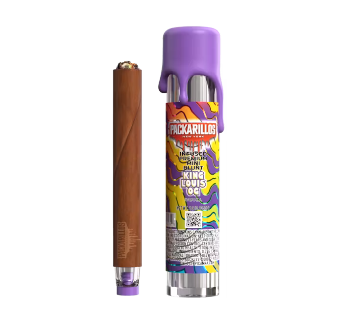 Photograph of product: Packs - Packarillos - King Louis OG - Single Infused Joint Preroll