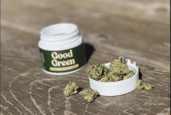 Photograph of product: GOOD GREEN OMG POPCORN 7G