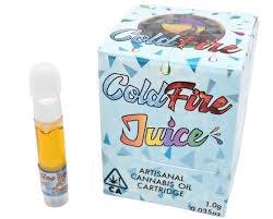 Photograph of product: COLDFIRE Extracts - Champagne Showers - 1G - Cure Resin Juice Cartridge