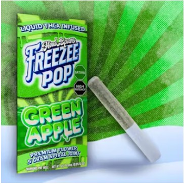 Photograph of product: Head Space - Freezee Pop Infused Joint - (S) - Green Apple