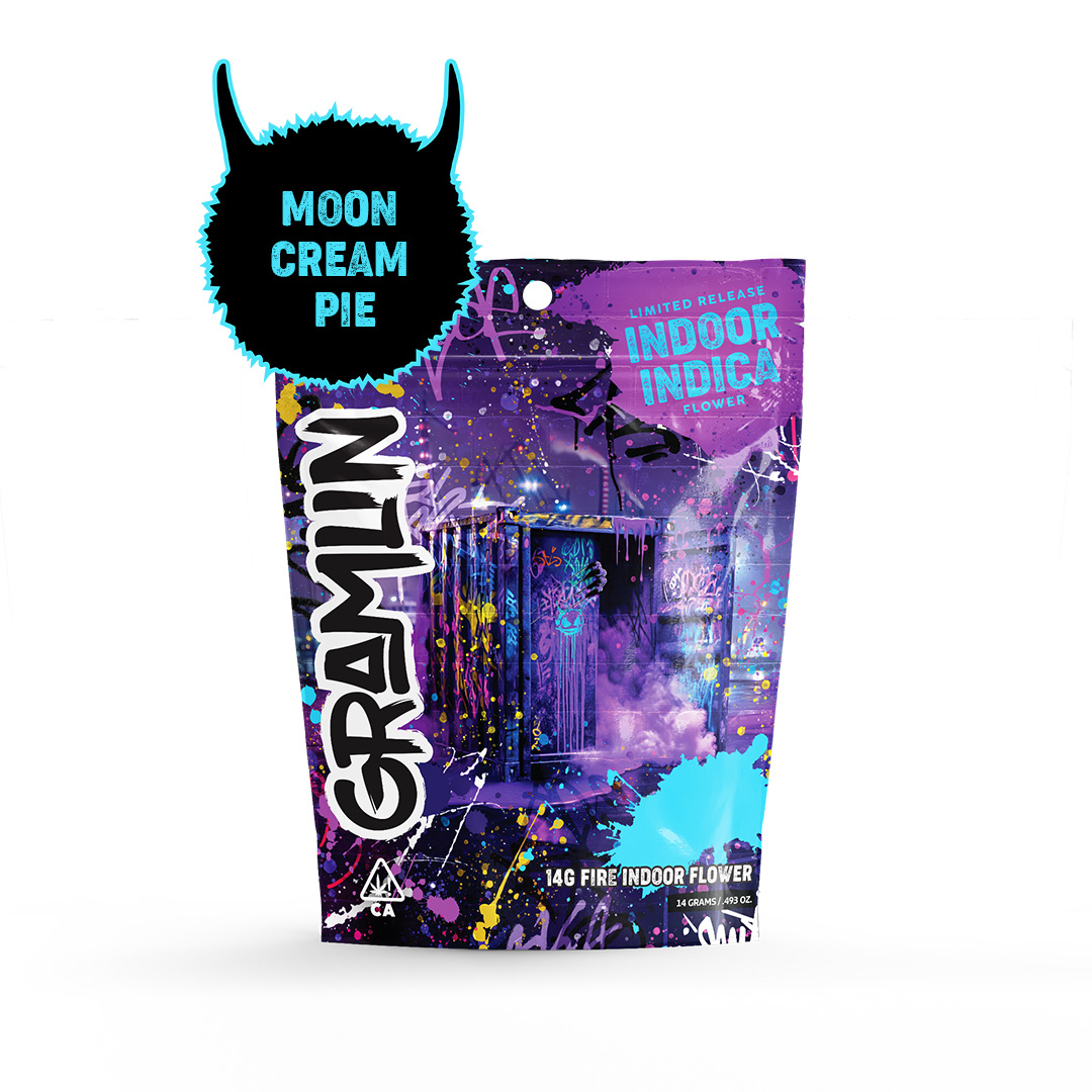 Photograph of product: GRAMLIN LIMITED RELEASE FLOWER - MOON CREAM PIE 14G