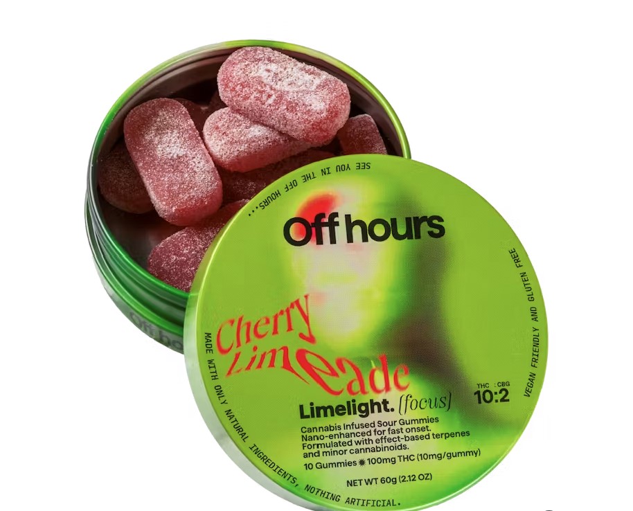 Photograph of product: Off Hours | Limelight | Focus | Gummy Edibles | 100mg