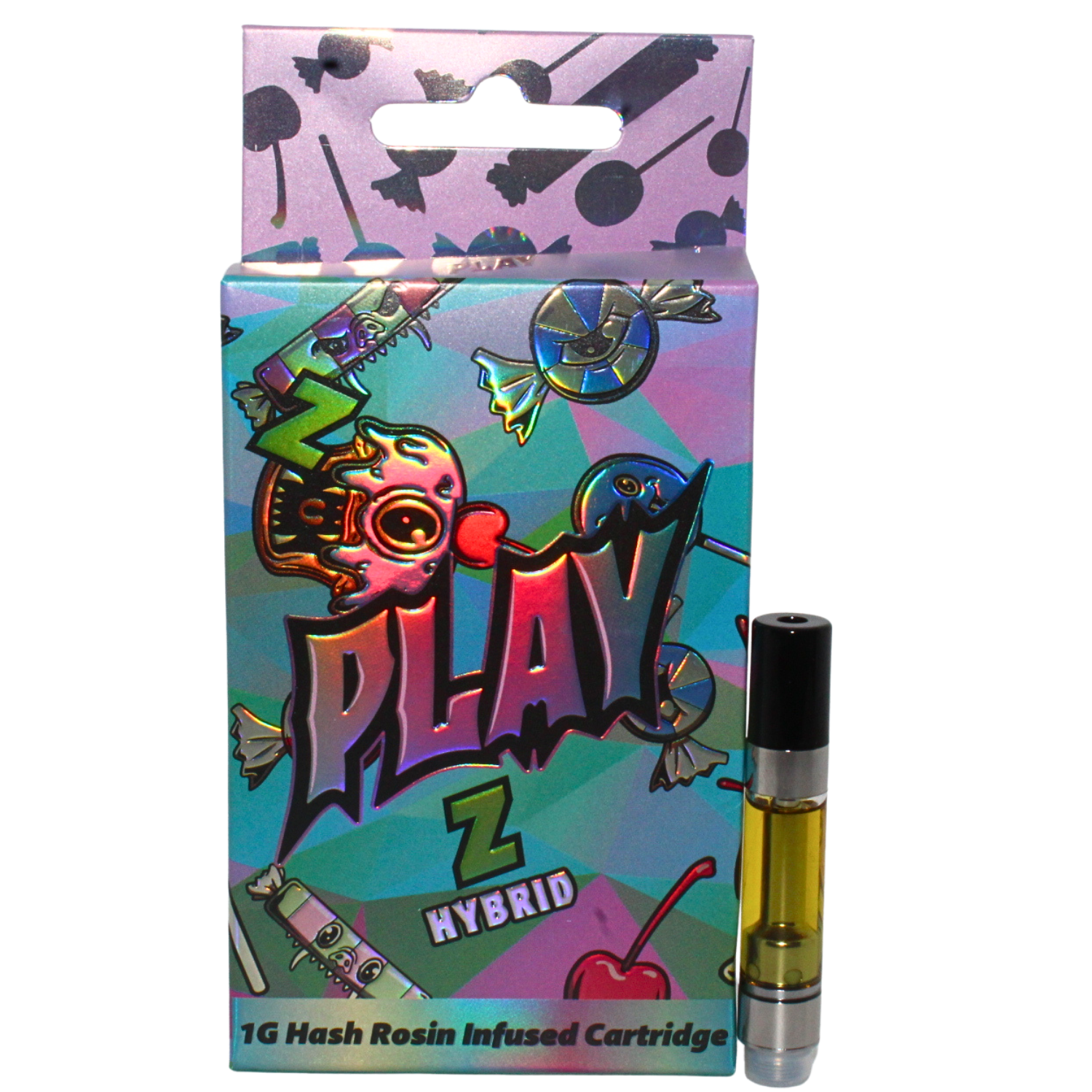 Photograph of product: PLAY Z au chocolat ROSIN INFUSED VAPE CART REC