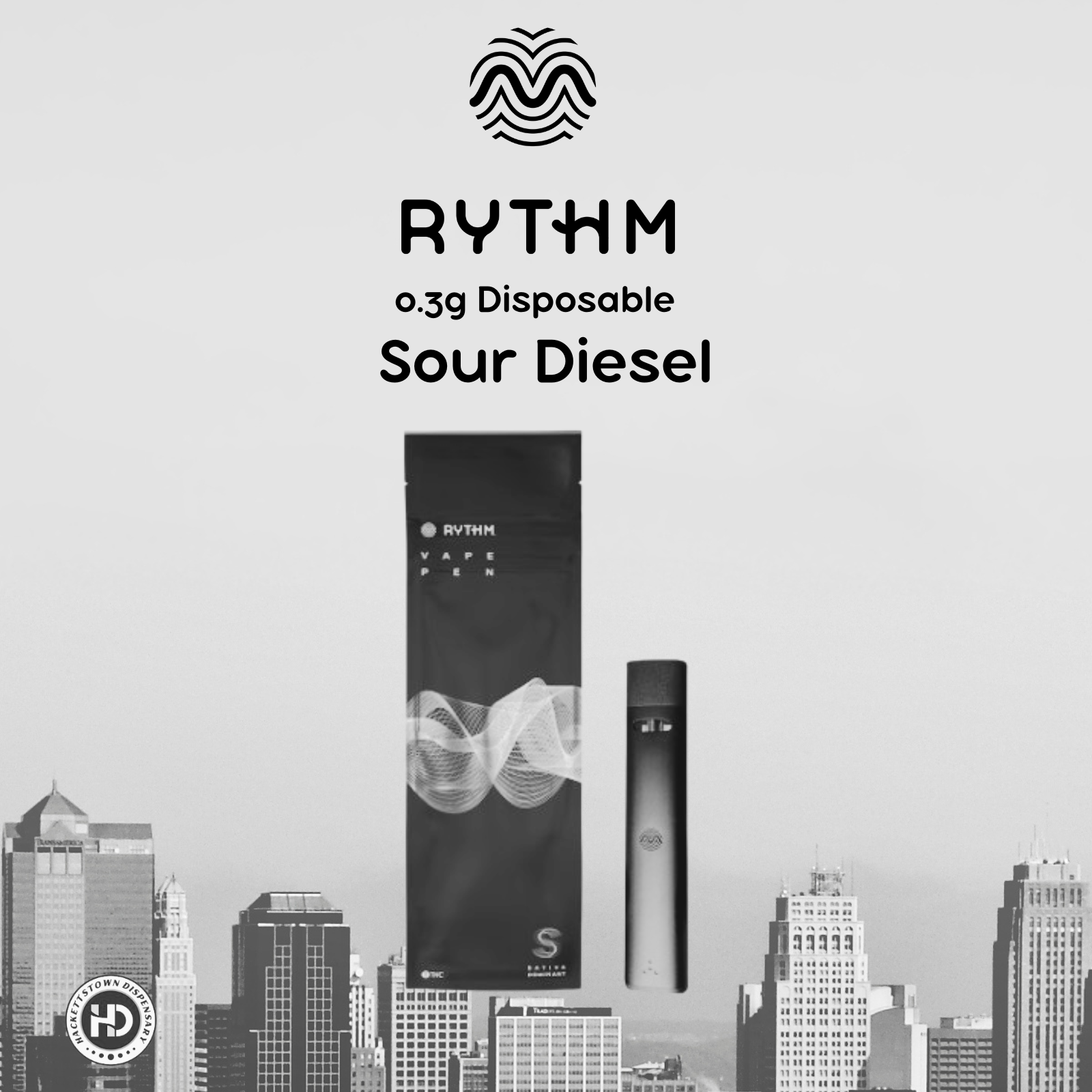 Photograph of product: Sour Diesel | 0.3g Disposable (Oui'd Dominant)