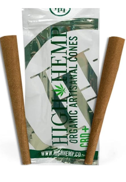 Photograph of product: High Hemp Organic Cones 2PK - 