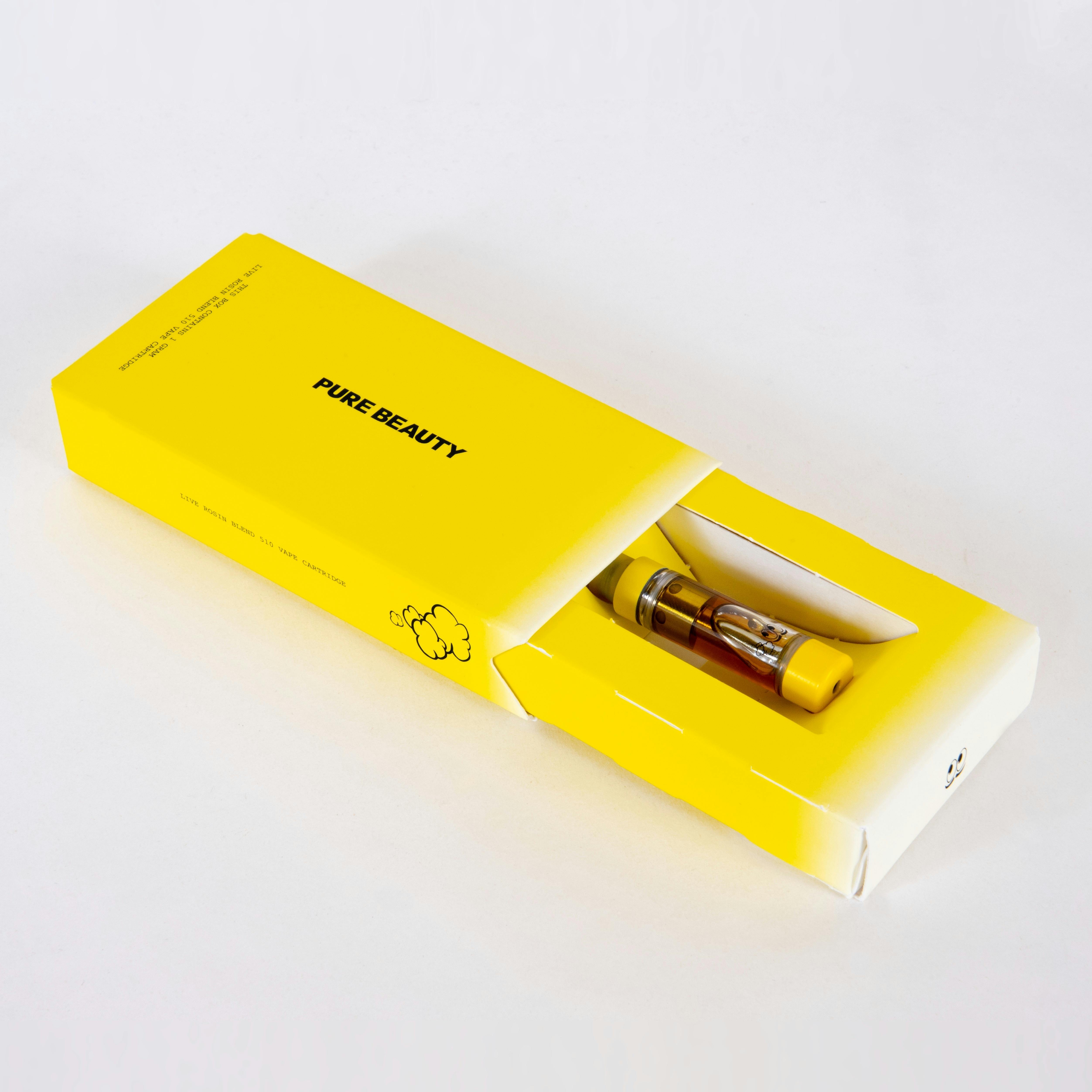 Photograph of product: 1G - CART - LIVE ROSIN - KEY LIME LEMON HEAD