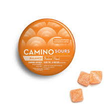 Photograph of product: Camino Sour Balance Orchard Peach (10pk 100mg)
