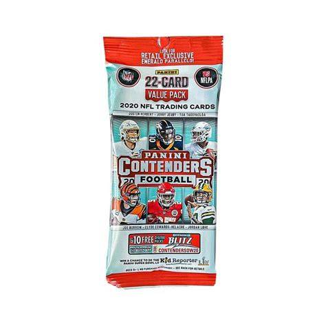 Photograph of product: Trading Cards | NFL | Cello | NFL 2020 Contenders