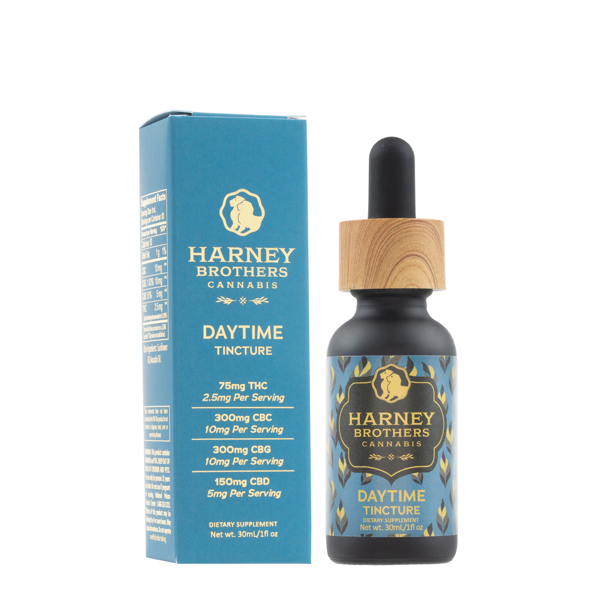 Photograph of product: Harney Brothers | Daytime Tincture | 75mg