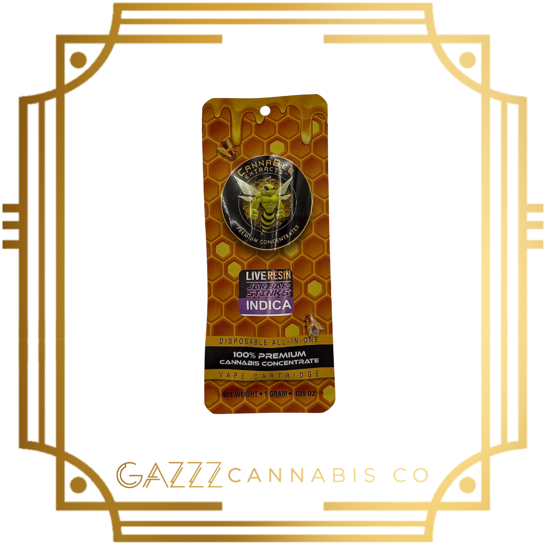 Photograph of product: Disposable | Cannabee AIO | Live Resin - Jar Jar Stinks