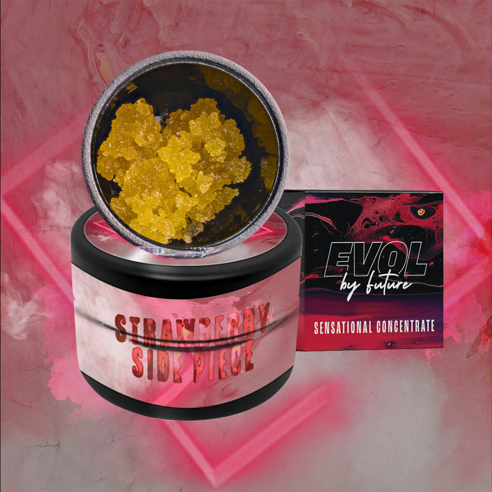 Photograph of product: EVOL | Live Sugar | Strawberry Side Piece