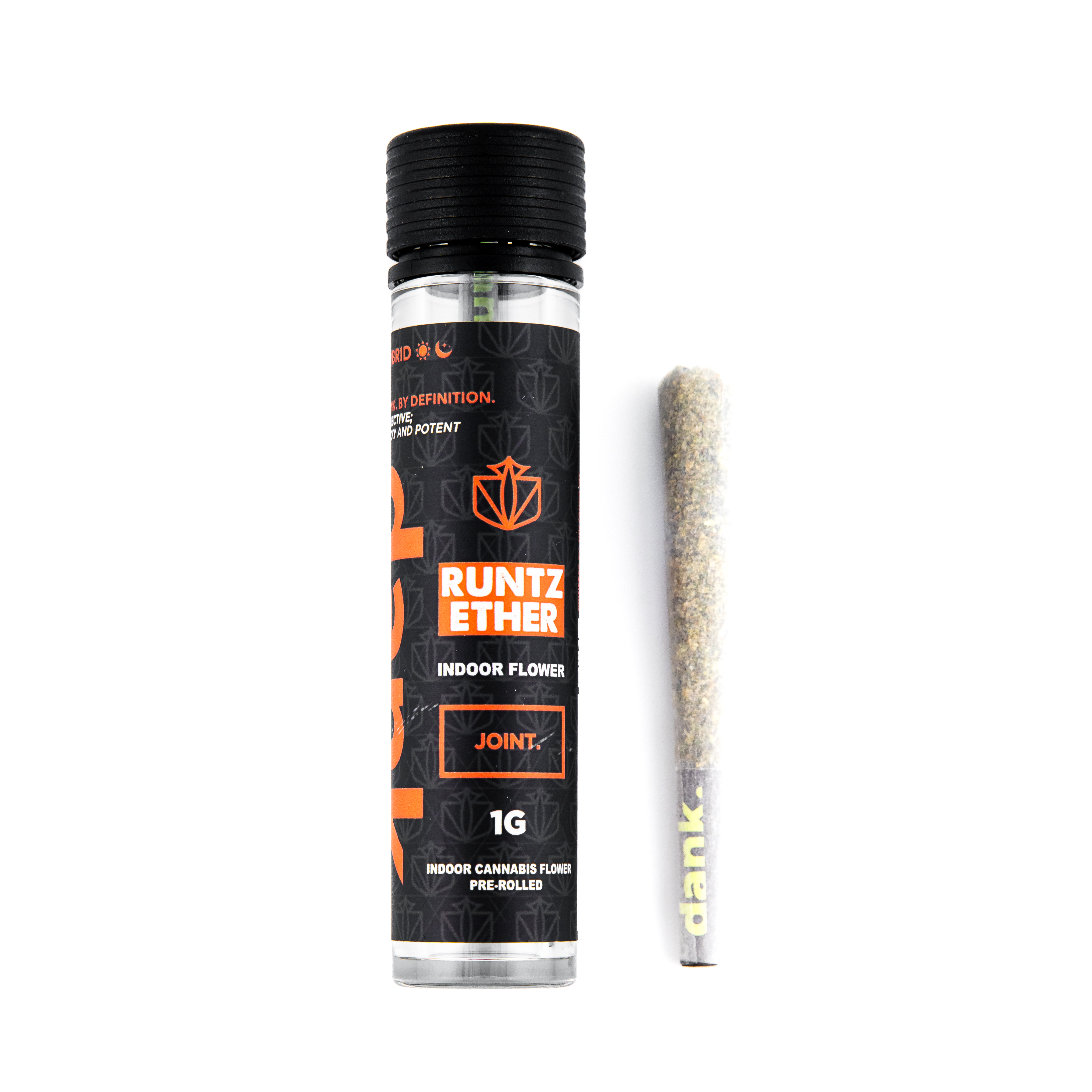 Photograph of product: Dank | 1g Pre-Roll Joint | Runtz Ether