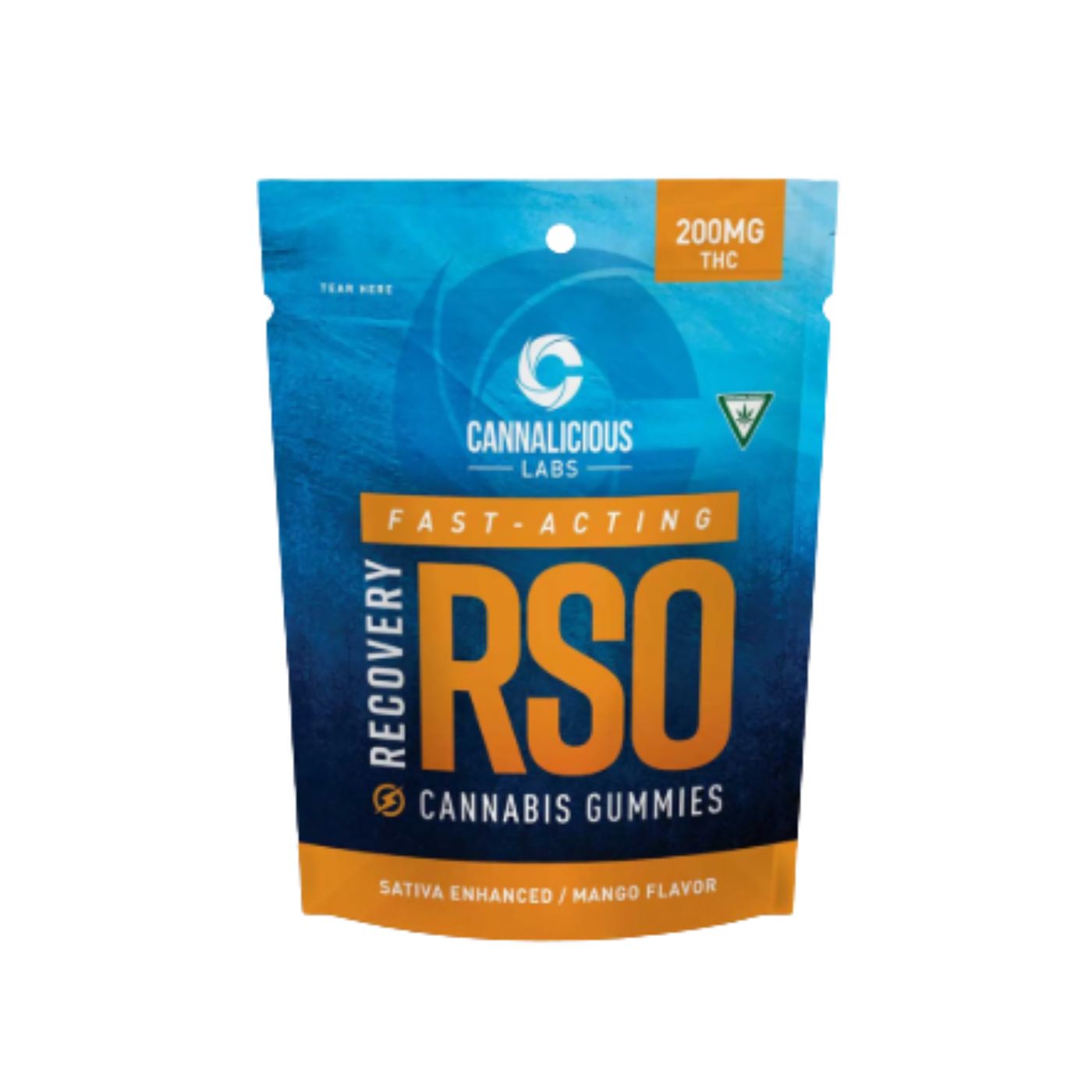 Photograph of product: Cannalicious - RSO Recovery Mango Gummy 200mg