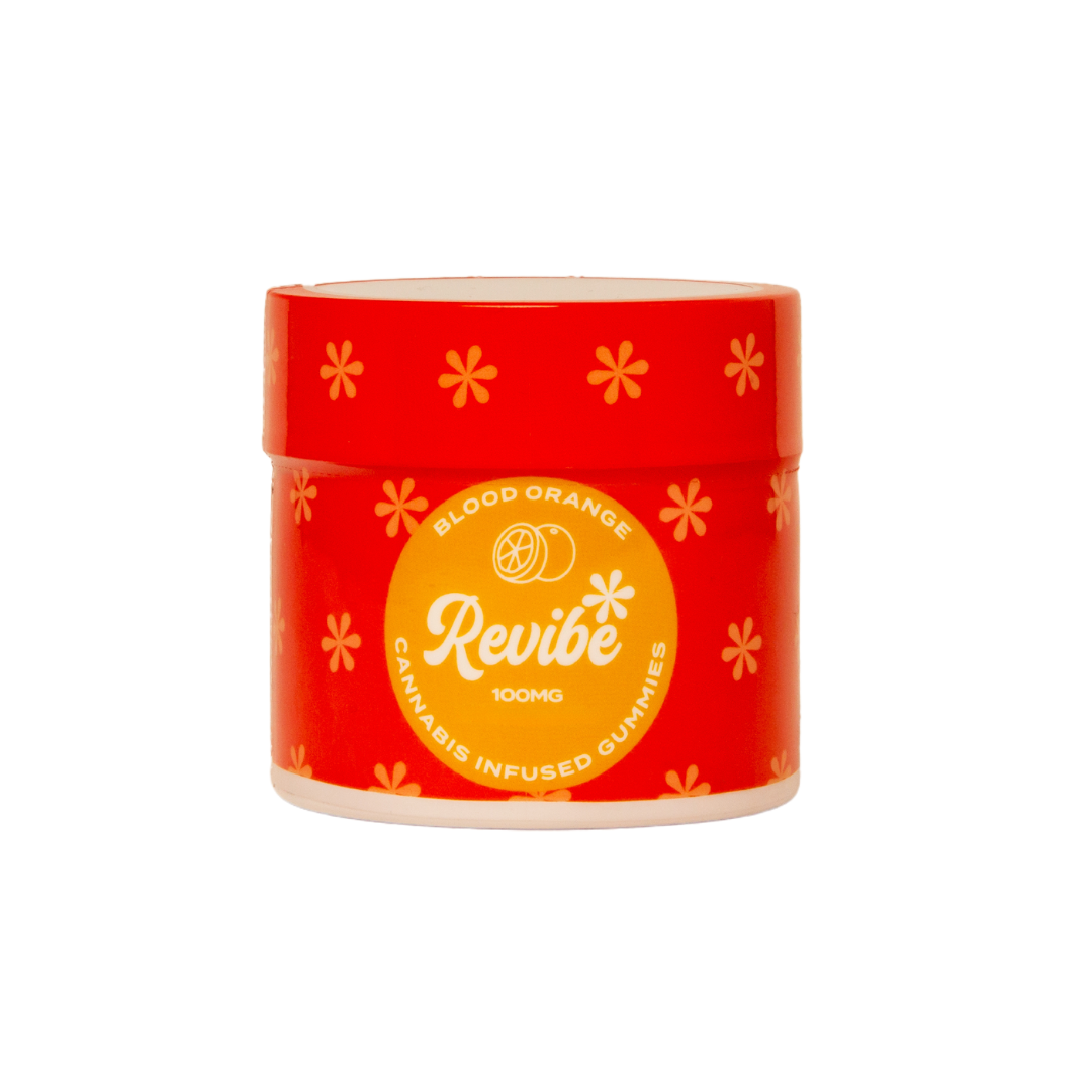 Photograph of Product: Revibe - Sunrise Blood Orange THC Gummies - 100mg