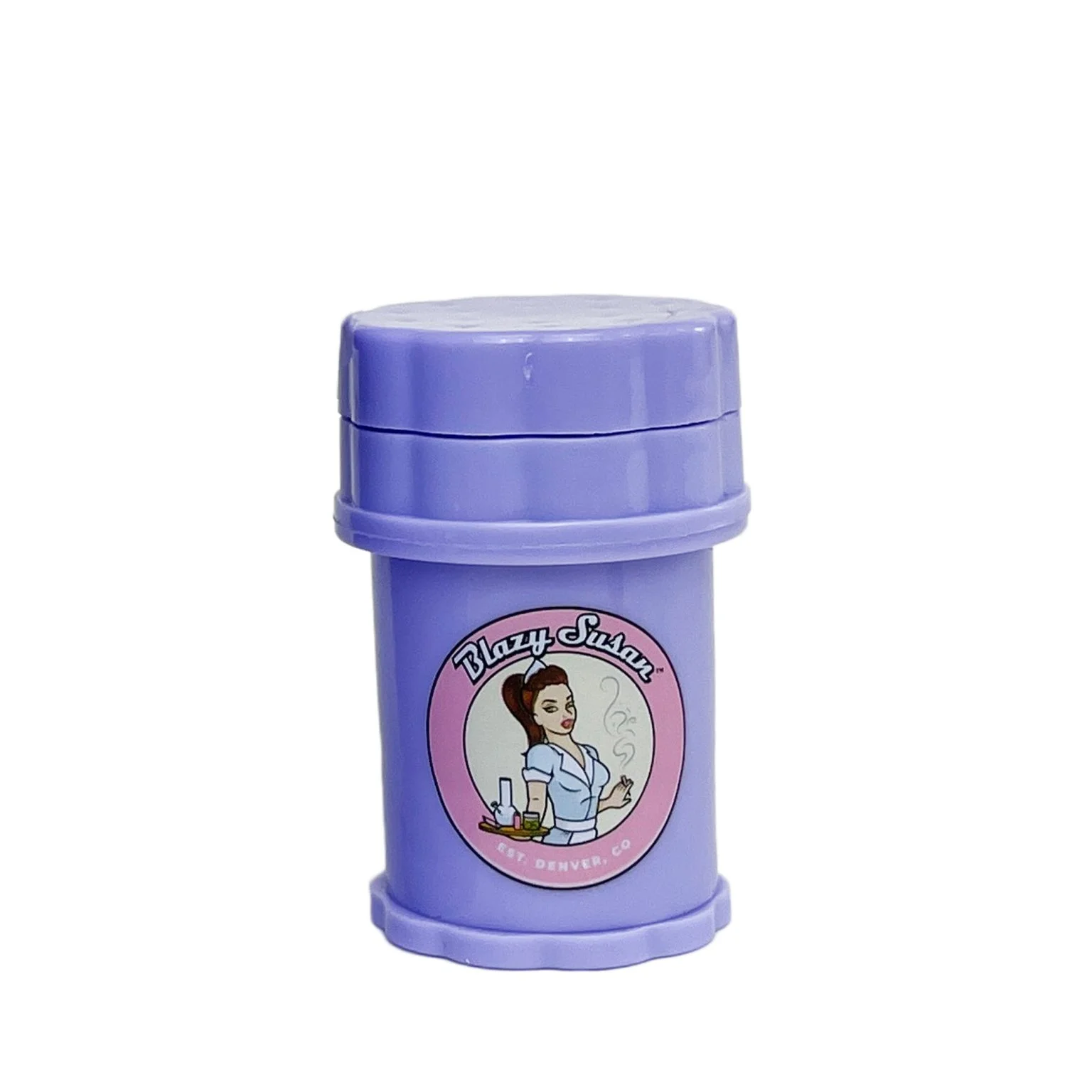 Photograph of product: Blazy Susan | Herb Saver Mini Grinder, Purple