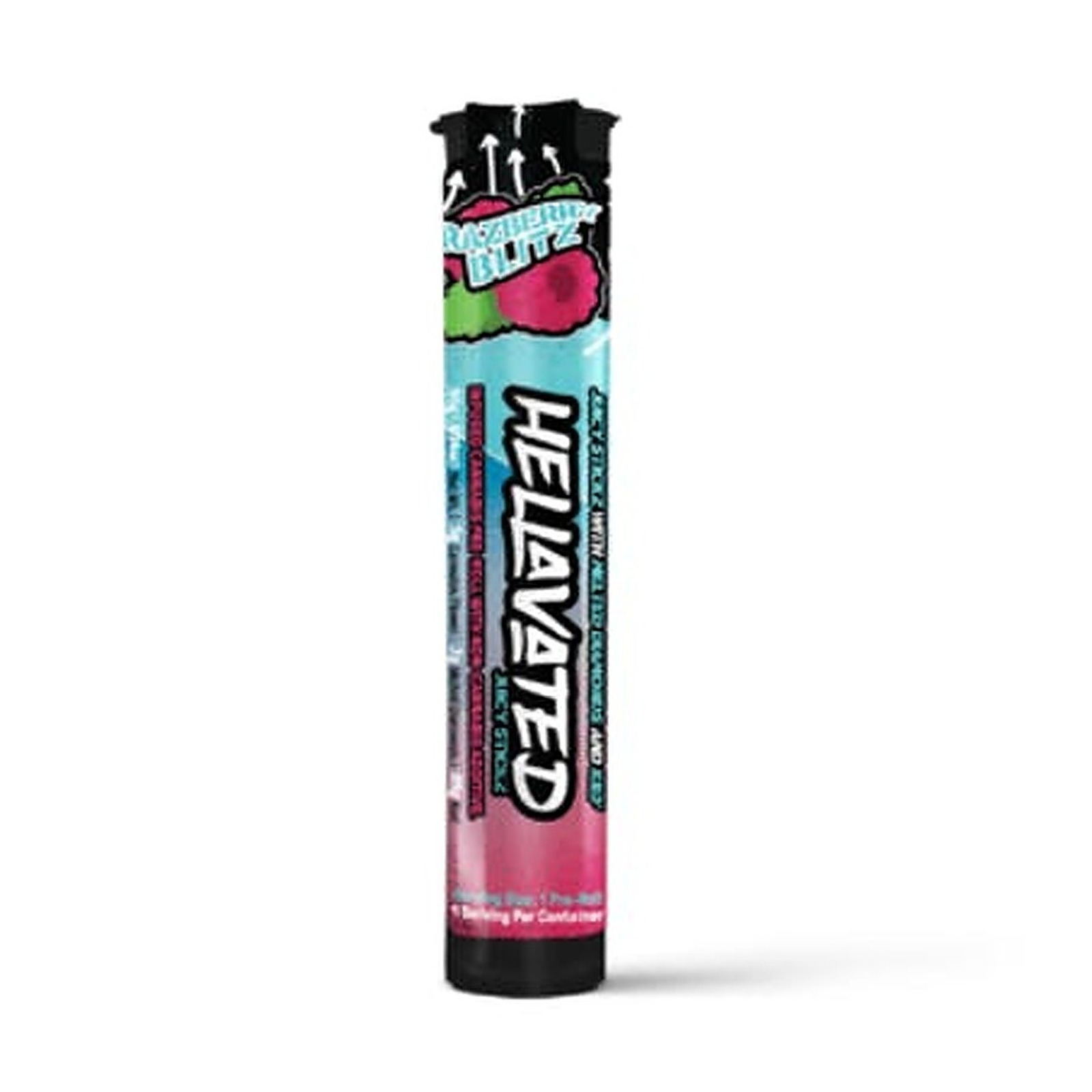 Photograph of product: Hellavated | Razberry Blitz | Infused .75g Pre-Roll