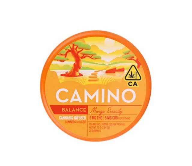 Photograph of product: Mango Serenity 1:1 - Camino Gummies - Retail