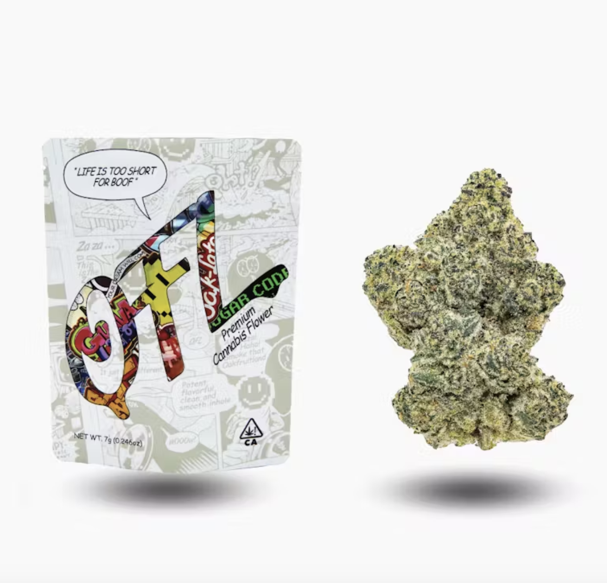 Photograph of product: Oakfruitland - Sugar Coded Flower (7g)