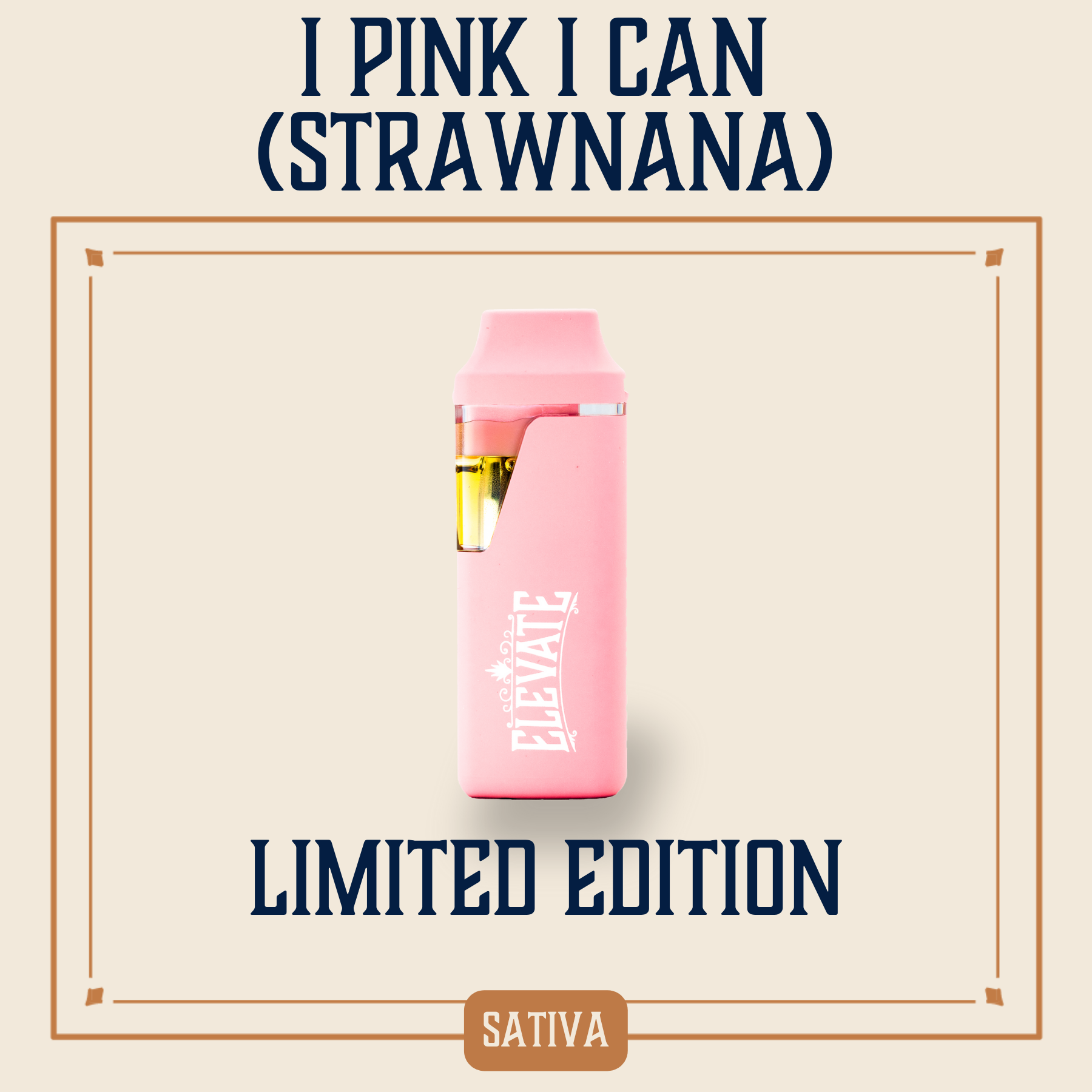 Photograph of product: I Pink I Can (Strawnana) Limited Edition Botanical Min-E-Bar | 0.5g
