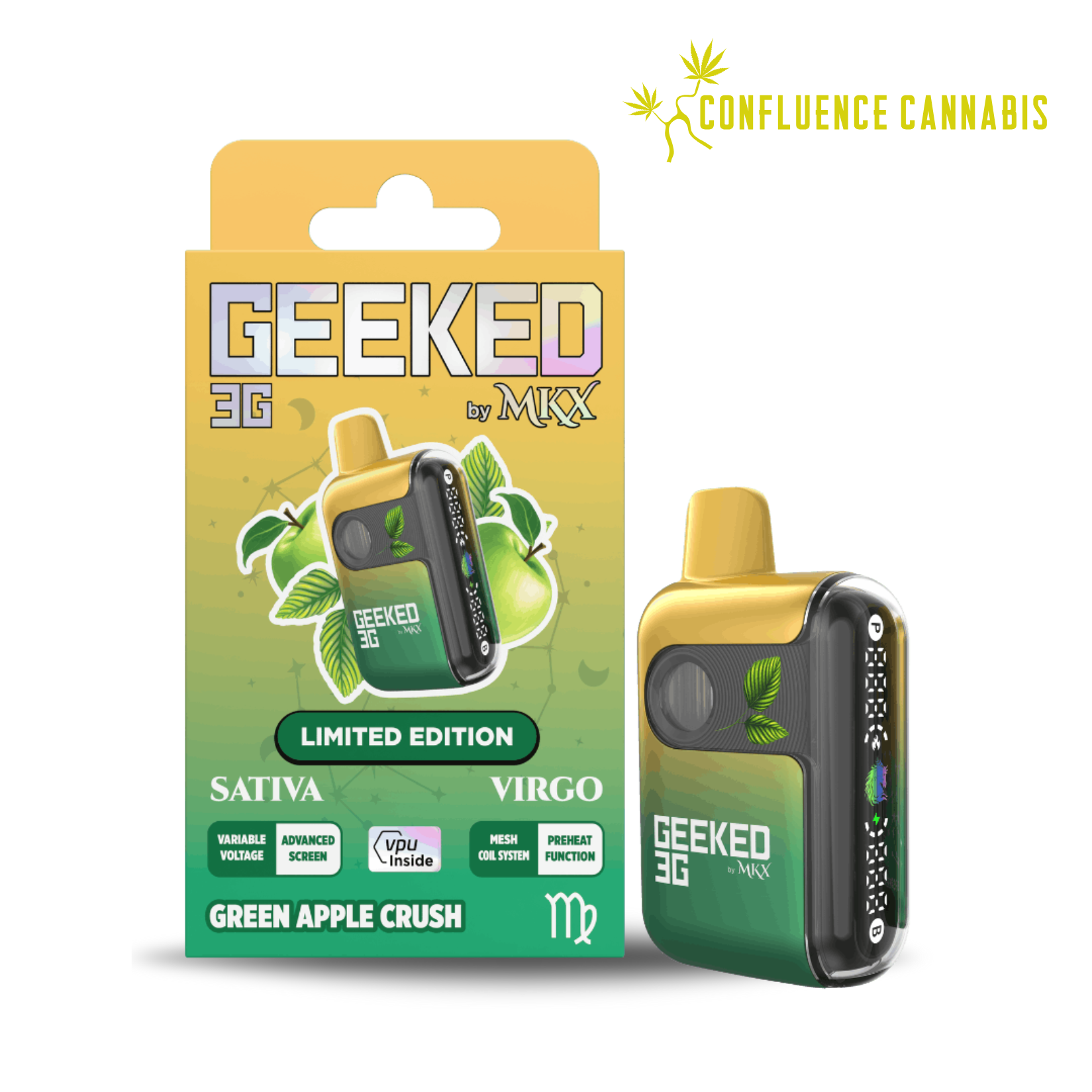 Photograph of product: Green Apple Crush Disposable Cartridge