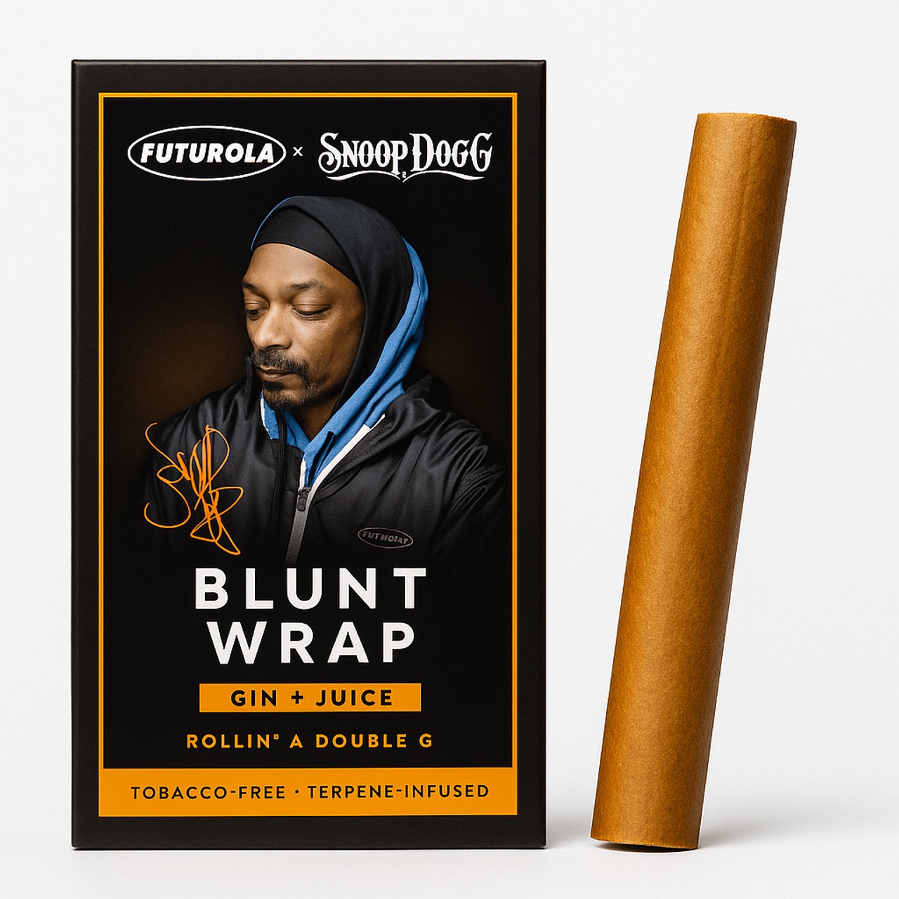 Photograph of product: Snoop Dogg x Futurola | Gin and Juice Infused Wraps