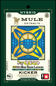 Photograph of product: Mule -  Sour Blue Razz Lemon - Day Quad