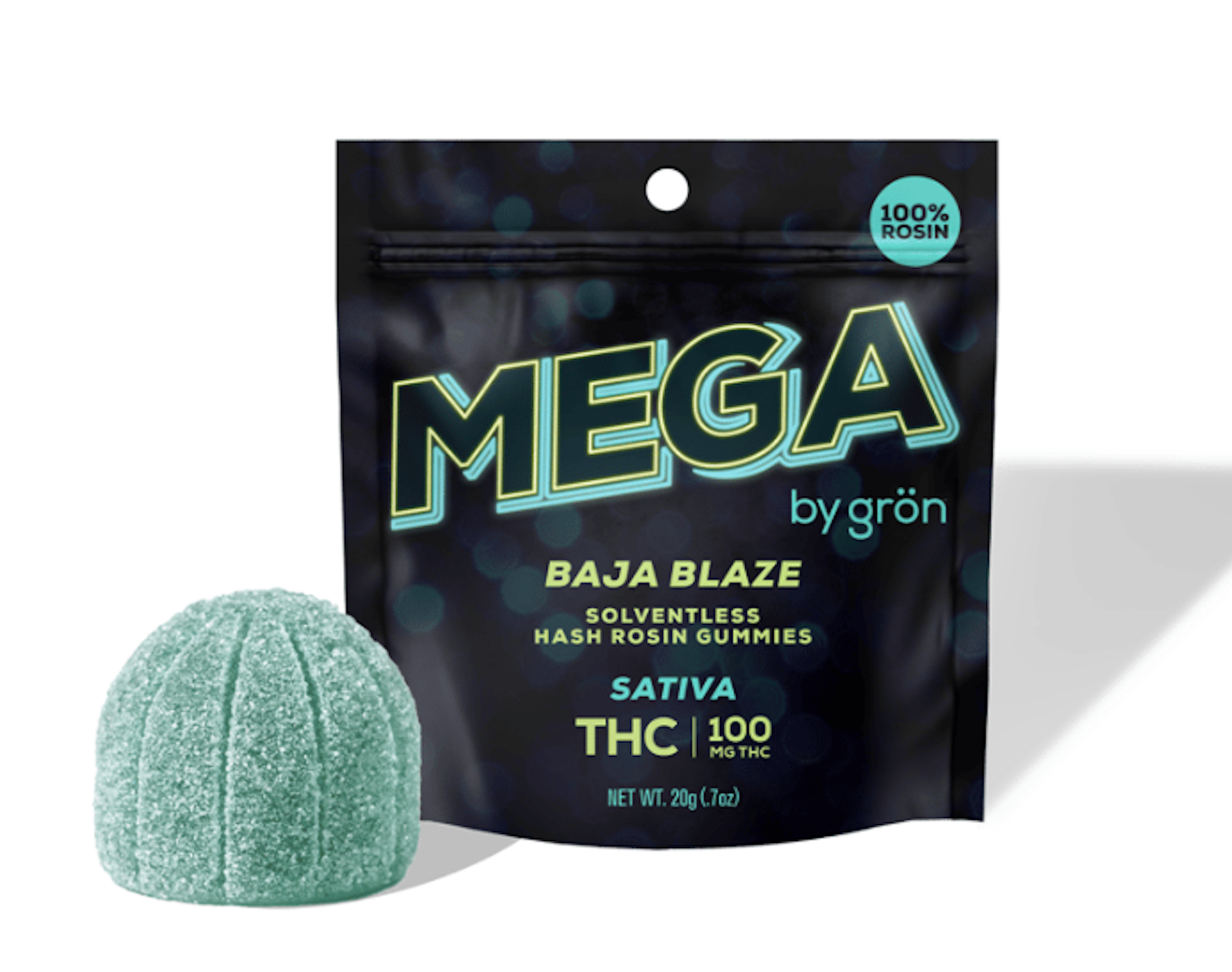 Photograph of product: Gron - Mega - Rosin Baja Blaze (100mg)